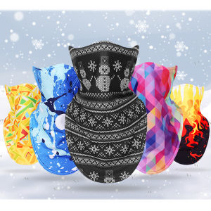 Windproof Keep Warm Polar Fleece Half Face Cover Bandana Winter Skiing Mask Outdoor Men and Women Cycling Fishing Hiking Scarf H260928