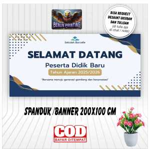 Spanduk Banner Peserta Didi Baru Terbaru Costum Desain Ukuran & tulisan