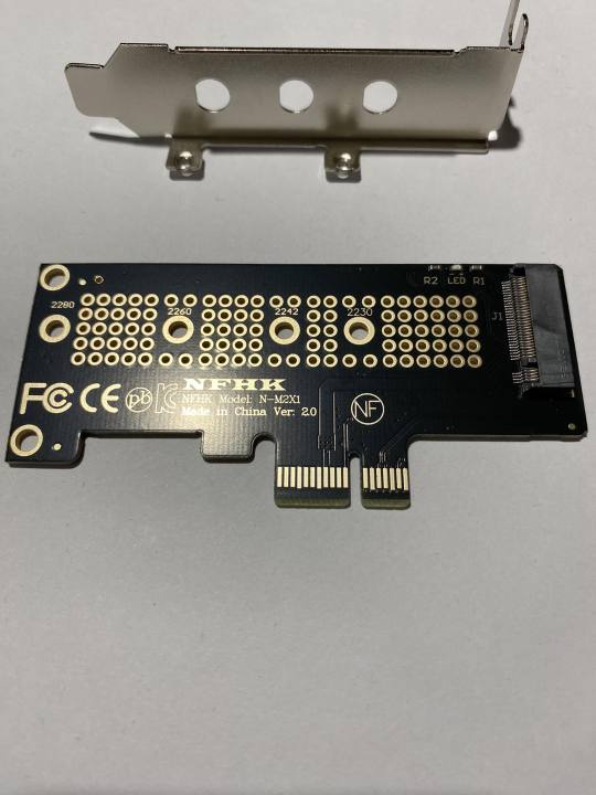 Pci-E Pci Express 3.0 X4 To Nvme M.2 M Key Ngff Ssd Pcie M2 Riser Card ...
