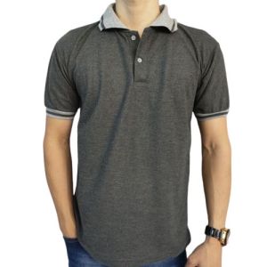 Baju Kaos Kerah Polo Shirt Polos Lakos Lengan Pendek M L XL XXL XXXL Seragam Harian Formal