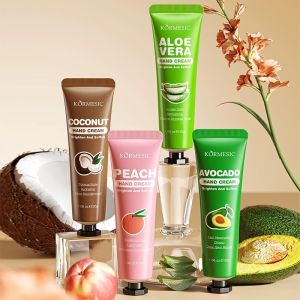 [BPOM] KORMESIC Coconut Hand Cream / Aloe Vera Hand Cream / Avocado Hand Cream / Peach Hand Cream 30g