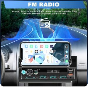 COD CEPAT Occkic Tape Mobil Bluetooth full bass Audio MP3 Player USB ISO with Holder Phone- HL81