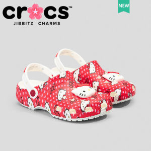 Cross for Women Hello  Red Classic Clog anti slip shoes beach sandals#210575