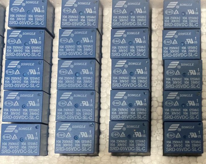 Relay Songle 5V 5 Pin Kaki T73 SRD-05VDC-SL-C
