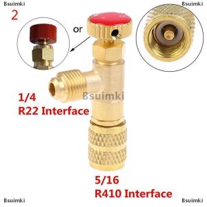 [COD] Bsuimki Air conditioning repair liquid safety valve R410A R22 1 4 5 16 Safety Adapter
