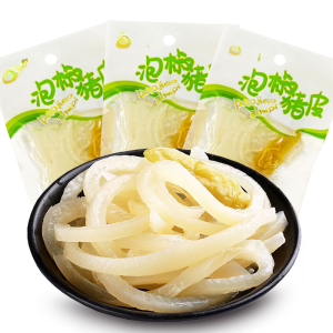 Pickled Pepper Pig Skin Mountain Pepper Crystal Pig Skin Instant Cooked Food  泡椒猪皮