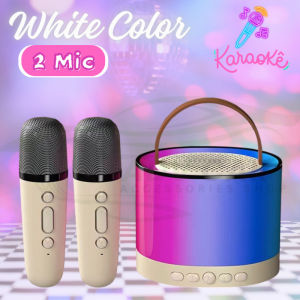 Wireless Bluetooth Karaoke Speaker K52 With Karaoke Bluetooth Microphone Home KTV Karaoke Machine RGB Light