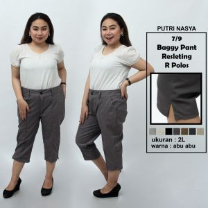 Celana jumbo resleting polos/ baggy pant jumbo / celana pendek model big size / celana pendek jumbo wanita / celana pendek jumbo murah / celana pendek jumbo wanita kasual