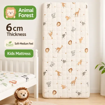 Bluewhite Kids Foam Mattress A-Class Orthopedic Spine Support Children Bed Mattress Breathable Soft Safe Sleeping Mattress for Kids Baby Child Healthy Sleep Comfort