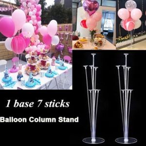 ( SG SELLER ）- Balloon Stand Table Stand Floor Stand Balloon tree 1 base 7 sticks / 1base 11 sticks / 1base 13sticks / 1base 19sticks