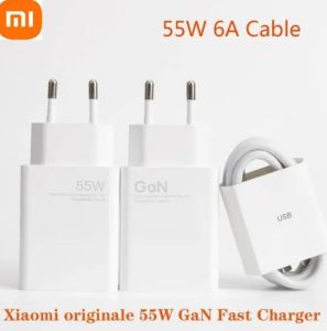 Charger Xiaomi Type C 55 Watt Turbo Super Fast Charging 55w Model MDY-12-EA Type C & Micro USB