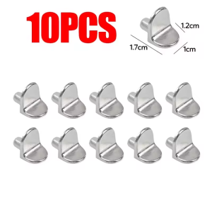 ZEEMIN 50/10PCS Shelf Support Pegs L-Shaped Wardrobe Shelf Fixed Brackets Bookcase Wooden Glass Layer Board Furniture Bracket Holder