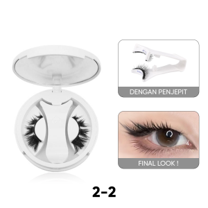 AMYS DIARY Magnetic Eyelashes Instan 3 Detik Bulu Mata Magnet Tanpa Lem Extension Natural Makeup