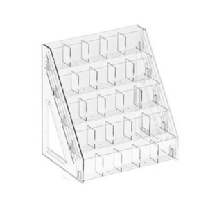 FOUNDTWO 3/4/5 lớp Giá đỡ bút chì màu nước Dung lượng lớn Acrylic Bộ tổ chức trưng bày sơn móng tay Giá đỡ mỹ phẩm Tiết kiệm không gian Hộp đựng bút đánh dấu Cửa hàng văn phòng phẩm