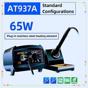 ATTEN soldering station 937A soldering station anti-static repair tool set thermostatic adjustable temperature soldering iron