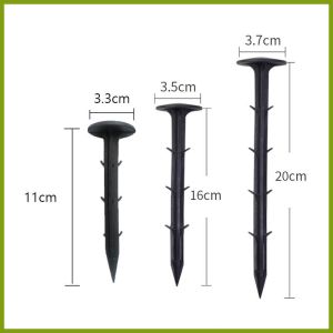 (แพ็ค50ชิ้น/100ชิ้น) ตะปูพลาสติกปักดิน หมุดปักดิน ตัวยึดผ้าคลุมวัชพืช ตะปูยึดผ้าใบ ตะปูพลาสติกยึดผ้าคลุม ลิ่มปักคลุมดิน เหนียวแข็งแรง
