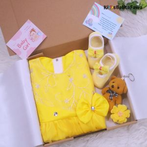 Hampers Baby Girl 0-12 Month / Hadiah Kado Lahiran Bayi Perempuan Bulan New Born Gift Dress Kios Balita Fawa