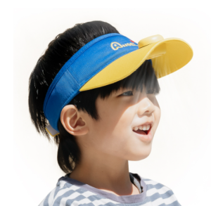 2022 New Creative Children Sun Hat Fan USB Rechargeable Portable Bladeless Fan with 3 Gears Wind for Children Summer Outdoor