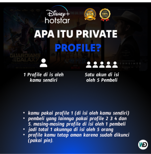 DISNEY+ HOTSTAR PREMIUM 1 BULAN BEGRANSI