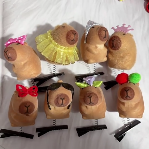 10pcs capybara kẹp tóc dễ thương mùa xuân thiết kế hairpiece độc đáo kẹp tóc cho phụ nữ và trẻ em gái chủ đề động vật phụ kiện
