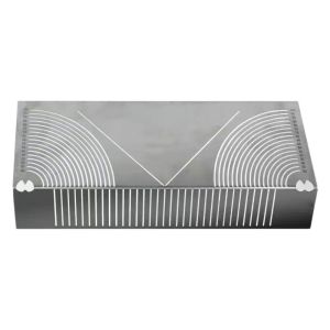 DECALI มัลติฟังก์ชั่ ไม้บรรทัดท่อสี่เหลี่ยมพับได้ การทำเครื่องหมายโลหะ เหล็กไร้สนิม เครื่องมือวัดขนาด อุปกรณ์อเนกประสงค์ ส่วนโค้งเรียบ ไม้บรรทัดสี่ด้าน การวัดขนาด