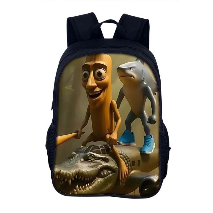 clu Italian Brainrot Backpack Large Capacity Lightweight Printing Tung ...