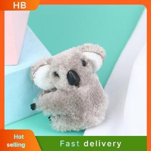 HB Cartoon 3D Plush Koala Hairpin Photo props Hair Clip Bag Accessories Daily Decor