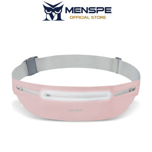 MENSPE Ultra Thin Sports Bag Men Women Outdoor Waist Pack Bag Three Zipper Pocket Chest Bag Adjustable Running Pouch Waterproof Crossbody Bag Money Phone Waist Fanny Pack Jogging Belt Fanny Pack With Reflective Strip for Workouts Sports Outdoor