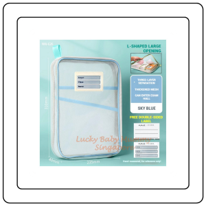 【JJ HOME】Large L-Shaped Transparent Mesh Book Pouch | Subject Sorting Bag | Student Stationery Organizer