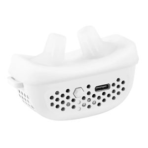 Imitative CPAP Electronic Anti-Snoring Device with Strap Low Noise Strong Wind Twin Turbine Adjustable 3 Wind Speed Snoring