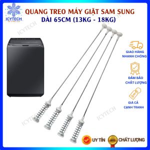 Bộ quang treo ty treo gióng treo máy giặt Samsung từ 13kg - 18kg dài 65cm bộ 4 thanh - ICYTECH