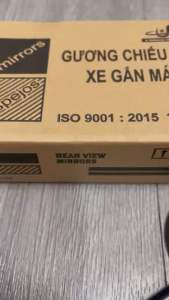Gương chiếu hậu mẫu tai thỏ loại dày 1 cặp ( phụ tùng dọn xe)
