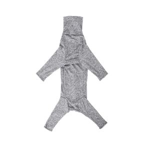 CUTE ELVES Elastic Breathable Pet Sterilization Suit Polyester Soft Pet After Surgery Clothes Cat Weaning Sterilization Suit Comfortable Dog Postoperative Recovery Suit Anti Shedding