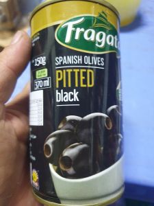 Hộp Olive Đen Tách Hạt Fragata (350g) nhập khẩu Tây Ban Nha