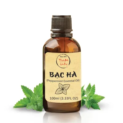 Tinh dầu Bạc Hà nguyên chất 100ml đuổi muỗi côn trùng khử mùi thơm phòng treo xe
