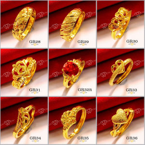 POS DARI KL - GR28 / CINCIN / GOLD RING / CINCIN GOLD PLATED / ADJUSTABLE RING / CINCIN PEREMPUAN / CINCIN EMAS / RING