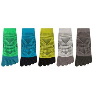 Professional running five-finger socks mens summer outdoor sports socks marathon hiking sub-toe socks training non-slip and deodorant
