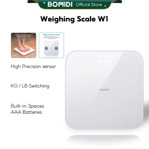 BOMIDI Weighing Scale Smart Body Weight Scale LED Digital Scale High Precison Sensor Weight Body W1