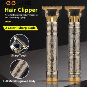 Vintage T9 USB Rechargeable Hair Clipper Electric Haircut Original Hair Trimmer with Battery
