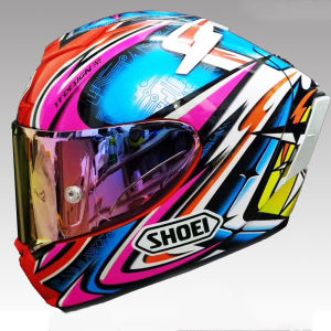 SHOEI Full Face Motorcycle Helmet X14 Pink Daijiro Helmet Riding Motocross Racing Motobike Helmet