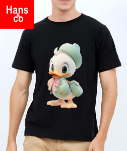 Kaos Pria 3 Dimensi Motif Animasi Daisy Donald Duck Tshirt Oblong Katun 24s H0126 By Hans & co