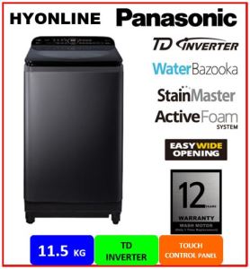 NA-FD14V1 - PANASONIC 14KG INVERTER HOT WASH STAIN CARE TOP LOAD FULLY AUTO WASHING MACHINENA-FD14V1 - PANASONIC 14KG INVERTER HOT WASH STAIN CARE TOP LOAD FULLY AUTO WASHING MACHINE | MASIN BASUH AUTOMATIK