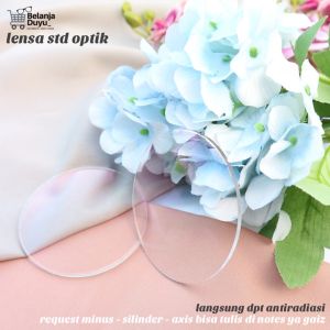 Lensa Antiradiasi STD OPTIK ( Mata Normal Minus Silinder Plus ) - BELANJADUYU