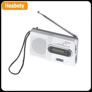 【2-3 ngày giao hàng】 Xách Tay Mini Đài Phát Thanh Cầm Tay AM FM Âm Nhạc Máy Nghe Nhạc Loa Ngoài Trời Stereo Đài Phát Thanh Với Kính Thiên Văn Ăng Ten