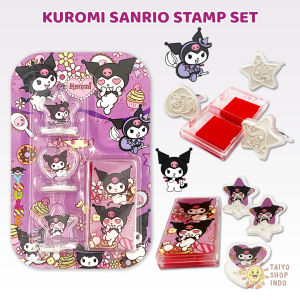 TAIYO Kulomi Stamp Set Motif Karakter Figure Star Love Kreatif Cap Stampel Dekorasi Mainan Anak