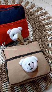 TAS ANAK KECIL BONEKA KEPALA BERUANG