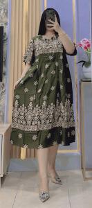 Daster Busui Selutut Motif Kekinian Bahan Rayon Premium