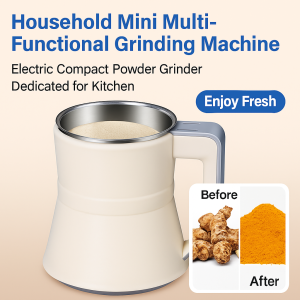 Mini multifunctional household grinder for home users with fine steel blades powerful power and fine powder