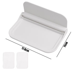 YESPERY ที่ Rak Penyimpanan Baju ผ้าขนหนูแบบพับได้ที่ที่วางโทรศัพท์ชั้นเก็บของแบบยึดติดผนังสำหรับห้องน้ำที่ควบคุมด้วยรีโมท