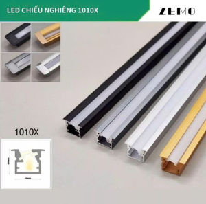 Thanh nhôm LED chiếu nghiêng 1010X (gửi hàng thanh 1m) (cần gửi thanh 3m lh shop)